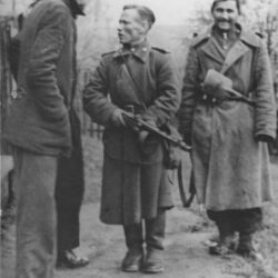 Příchod sovětských průzkumníků do Michálkovic (AMO).